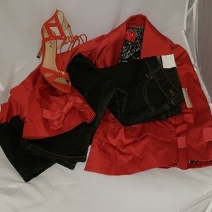 NEW ST John's Bay Dark Rise Jean's Flat Front L